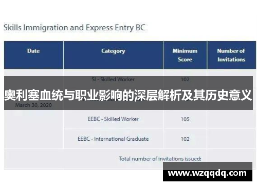 奥利塞血统与职业影响的深层解析及其历史意义